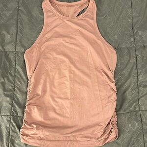 Mauve colored lululemon high neck swiftly tank size 8
